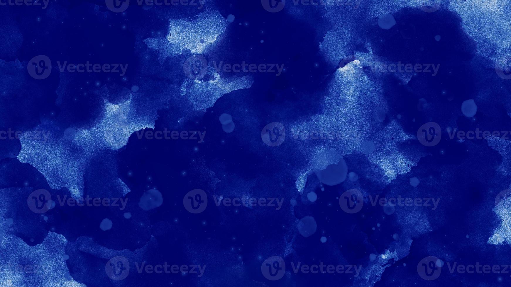 blue watercolor and paper texture. beautiful dark gradient hand drawn by brush grunge background. watercolor wash aqua painted texture close up, grungy design photo