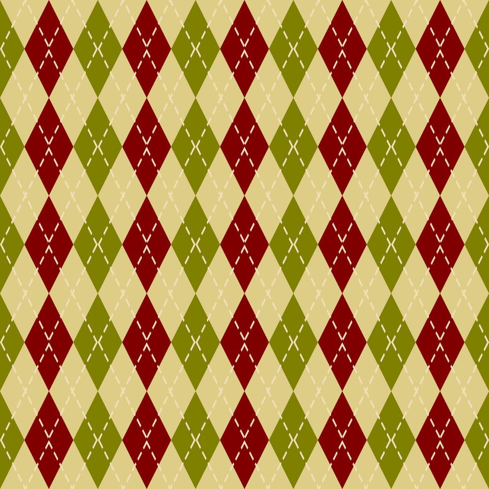 beautiful seamless geometric pattern with argyle vector