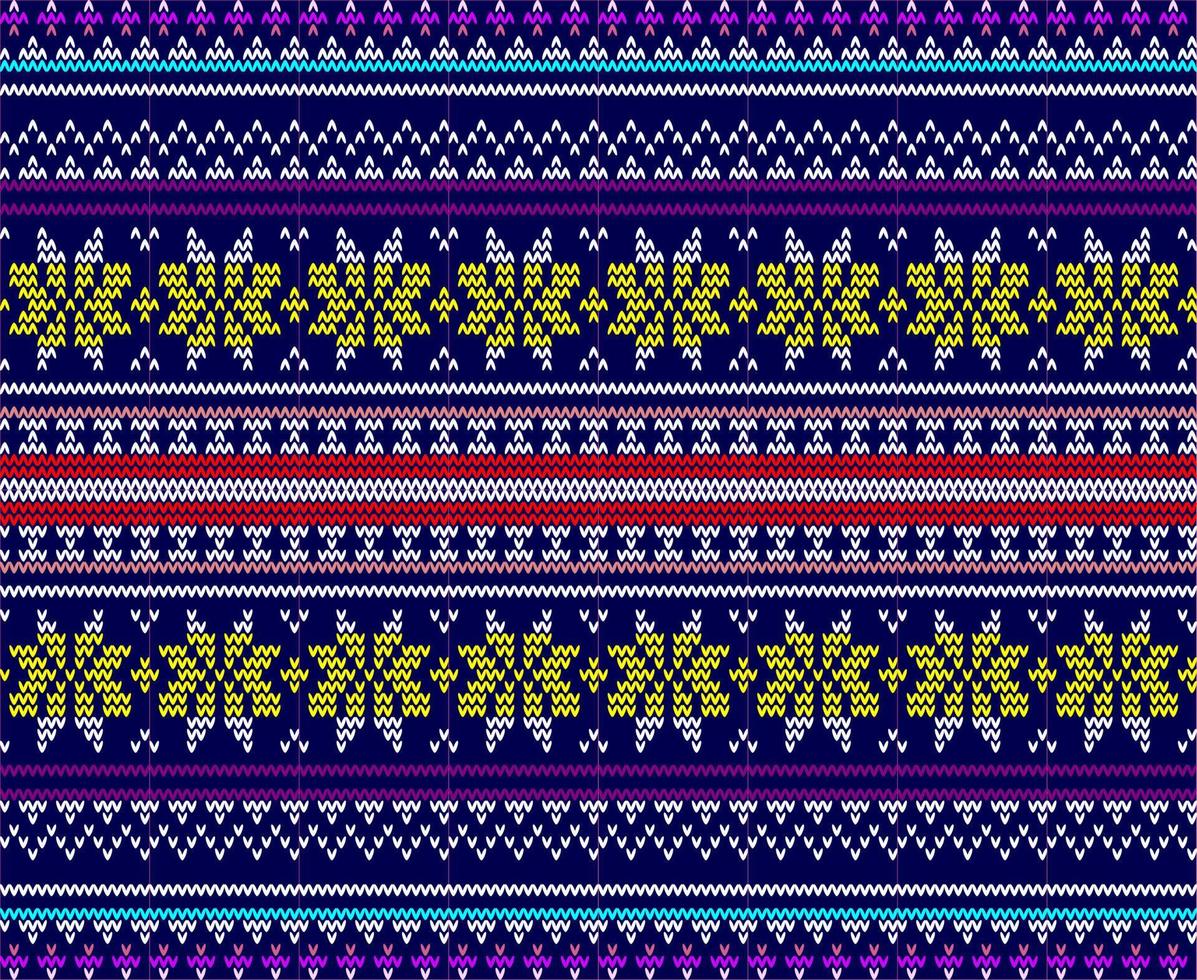 seamless knitted patterns with lace vector