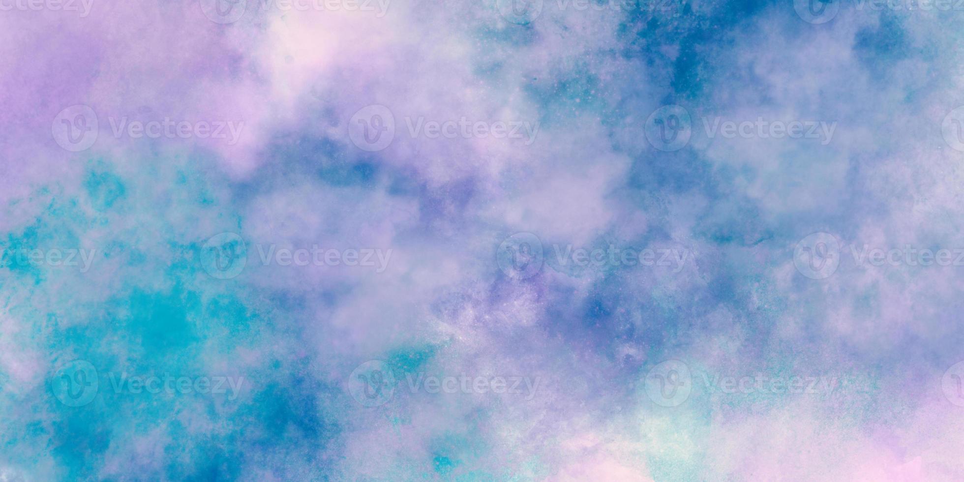Light soft pink and purple watercolor background. Smooth pastel ink color glow aquarelle smudge illustration. Multicolor shades hand drawn. Colorful grungy paper textured. abstract blobs paint splash photo