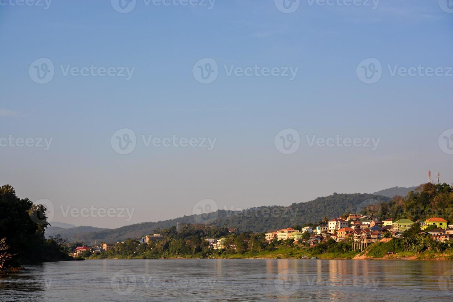 Rural landscape in Asia photo