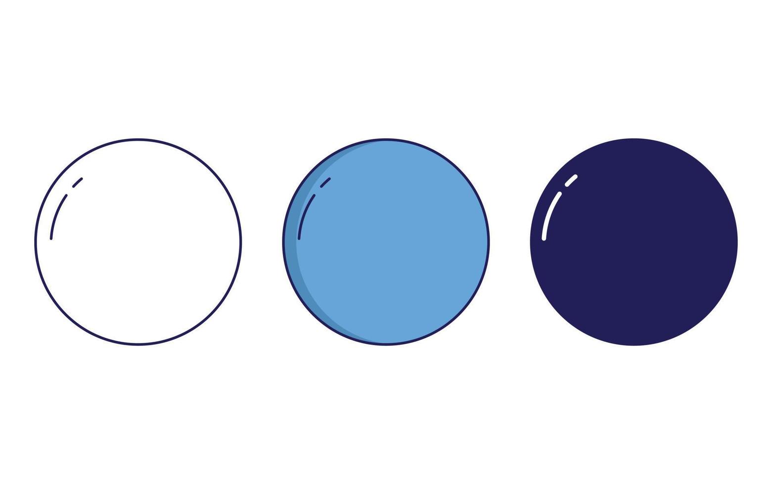 Circle Geometry Shape vector icon