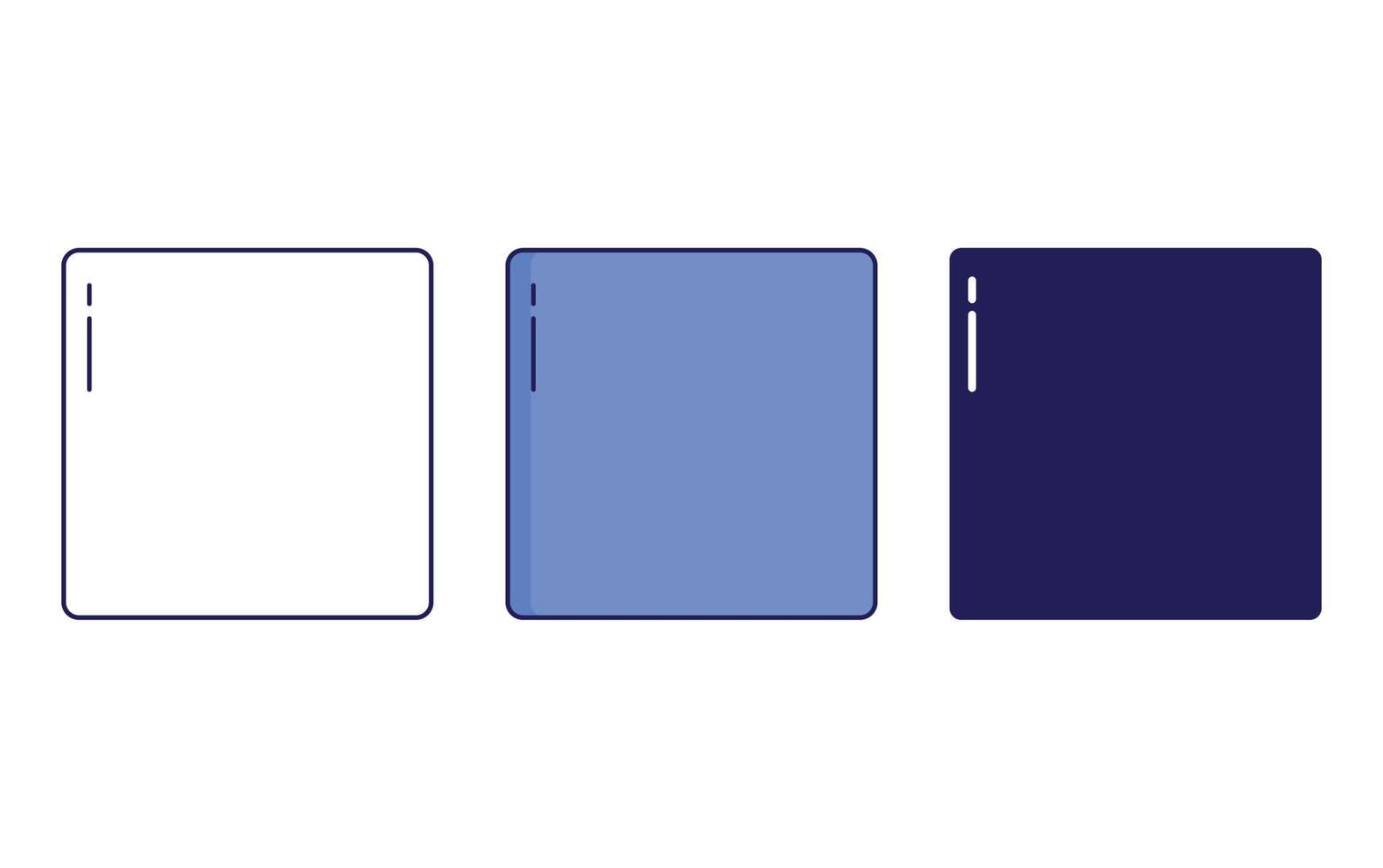 Square Geometry Shape vector icon