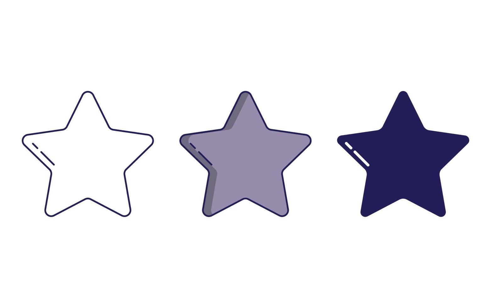 Star Geometry Shape vector icon