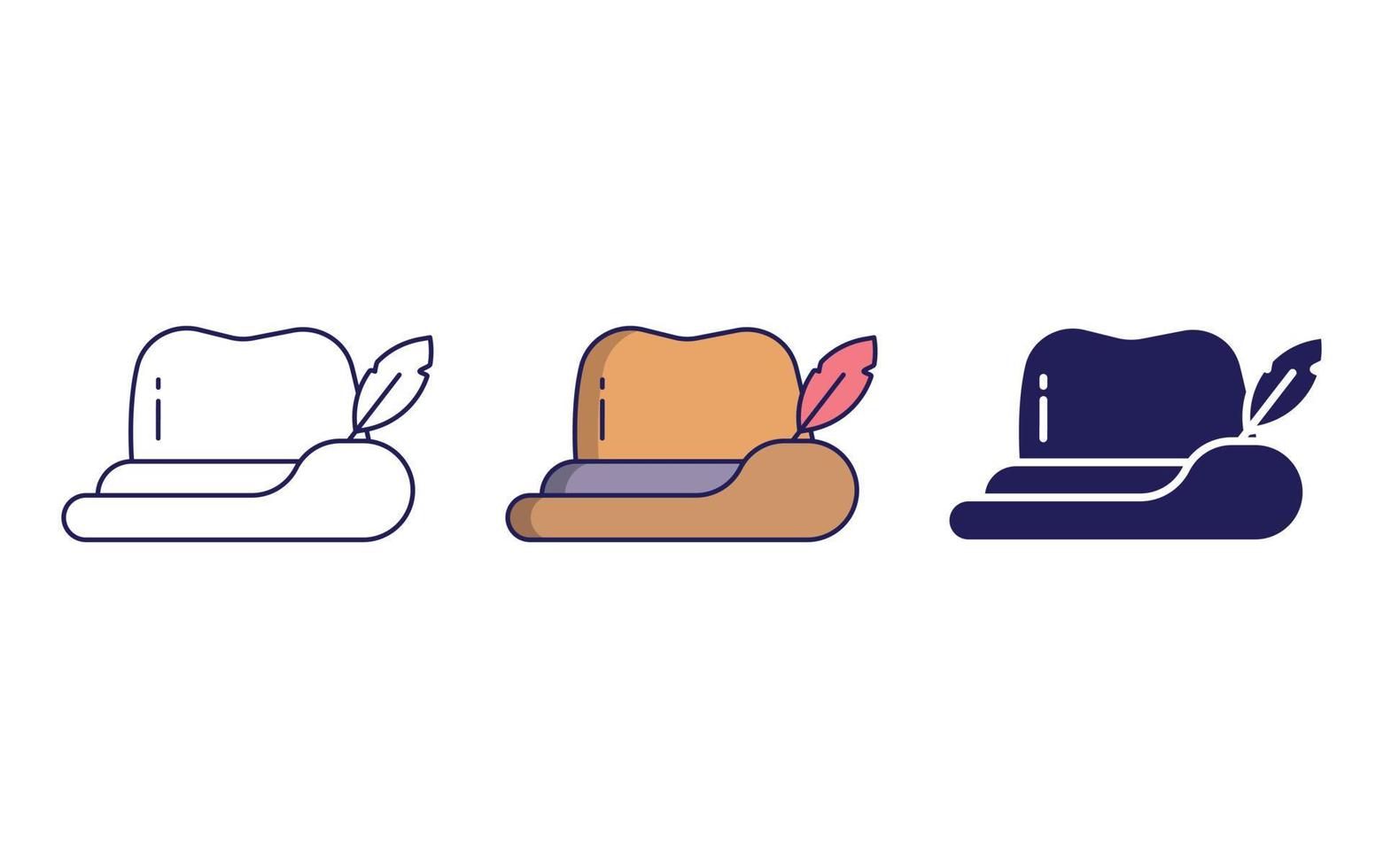 alpine hat vector icon