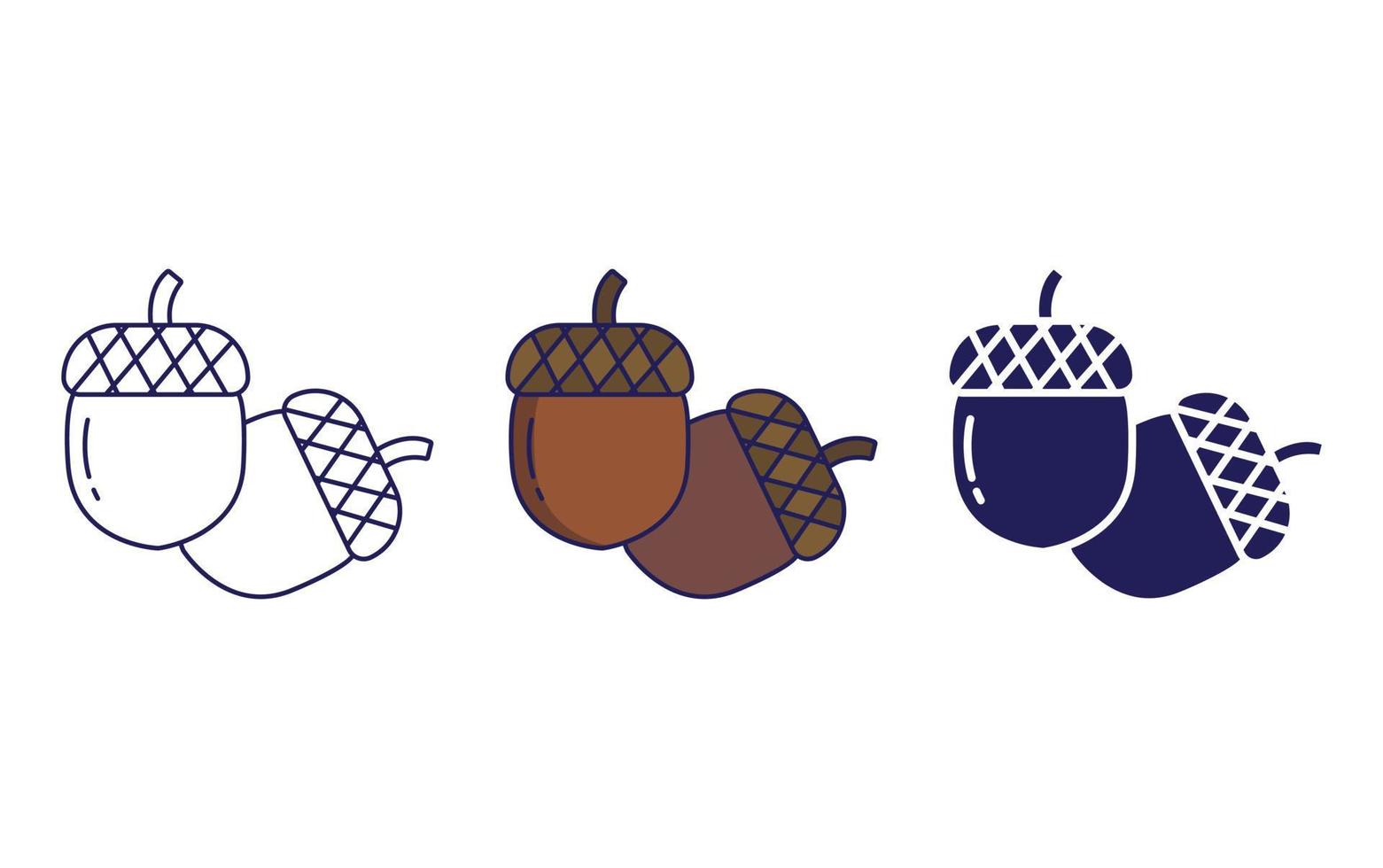 acorn vector icon
