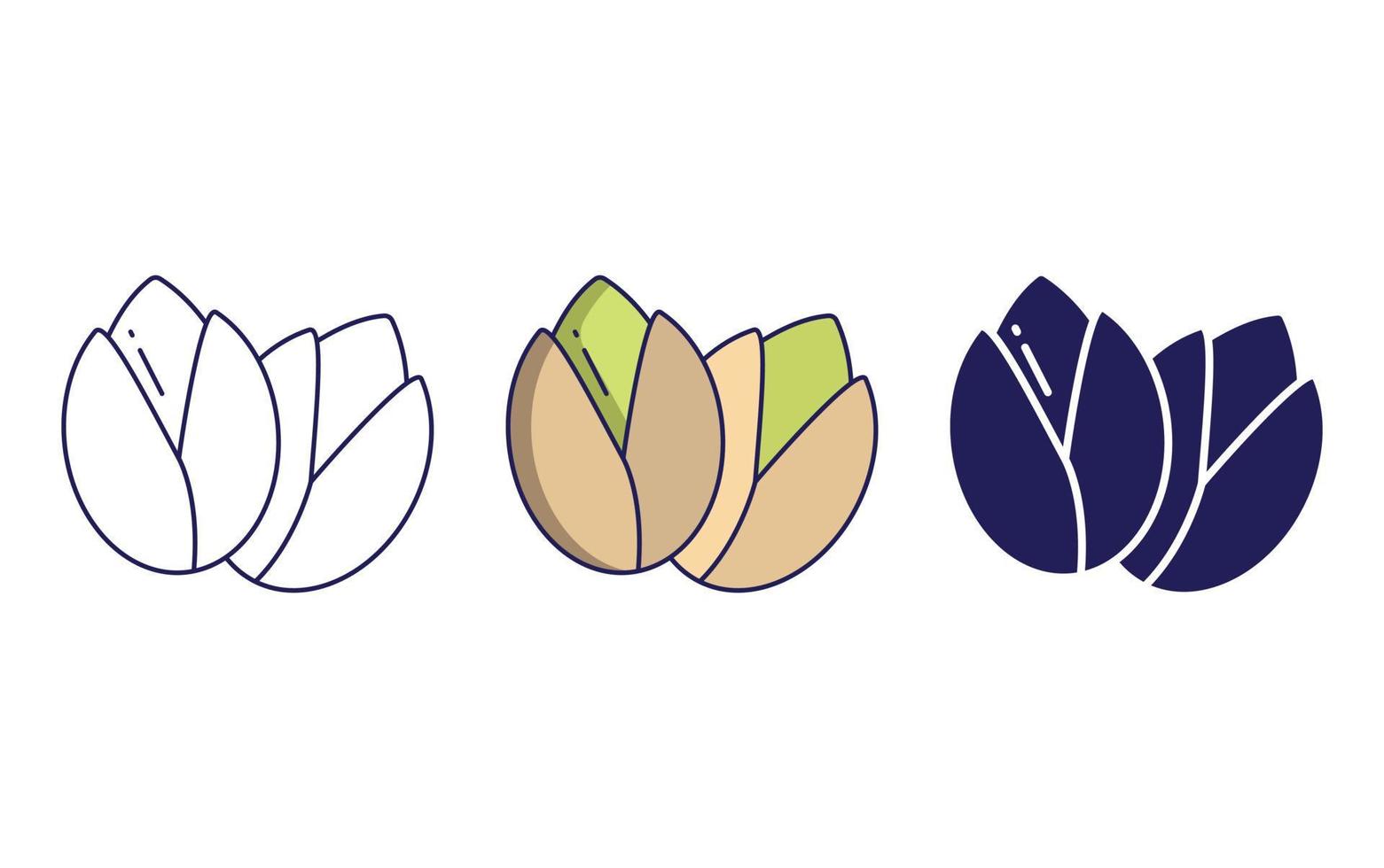 pistachio vector icon