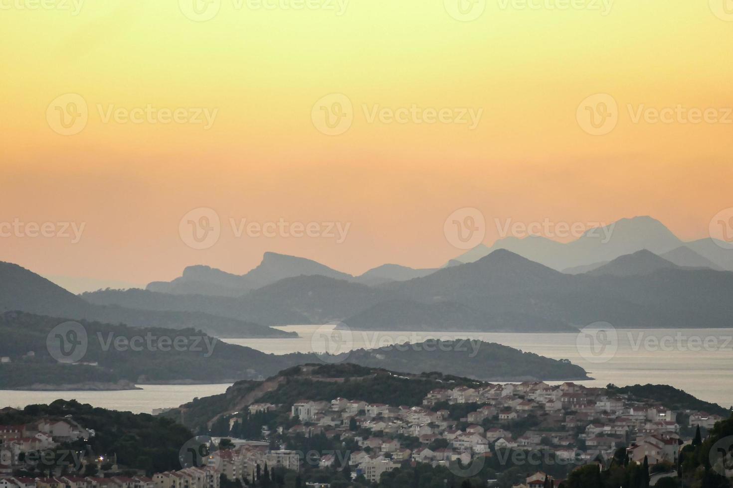 The Adriatic Sea in Croatia photo