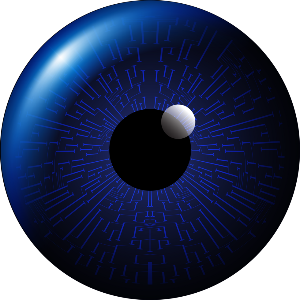 Modern Technology Eye Crop-out png