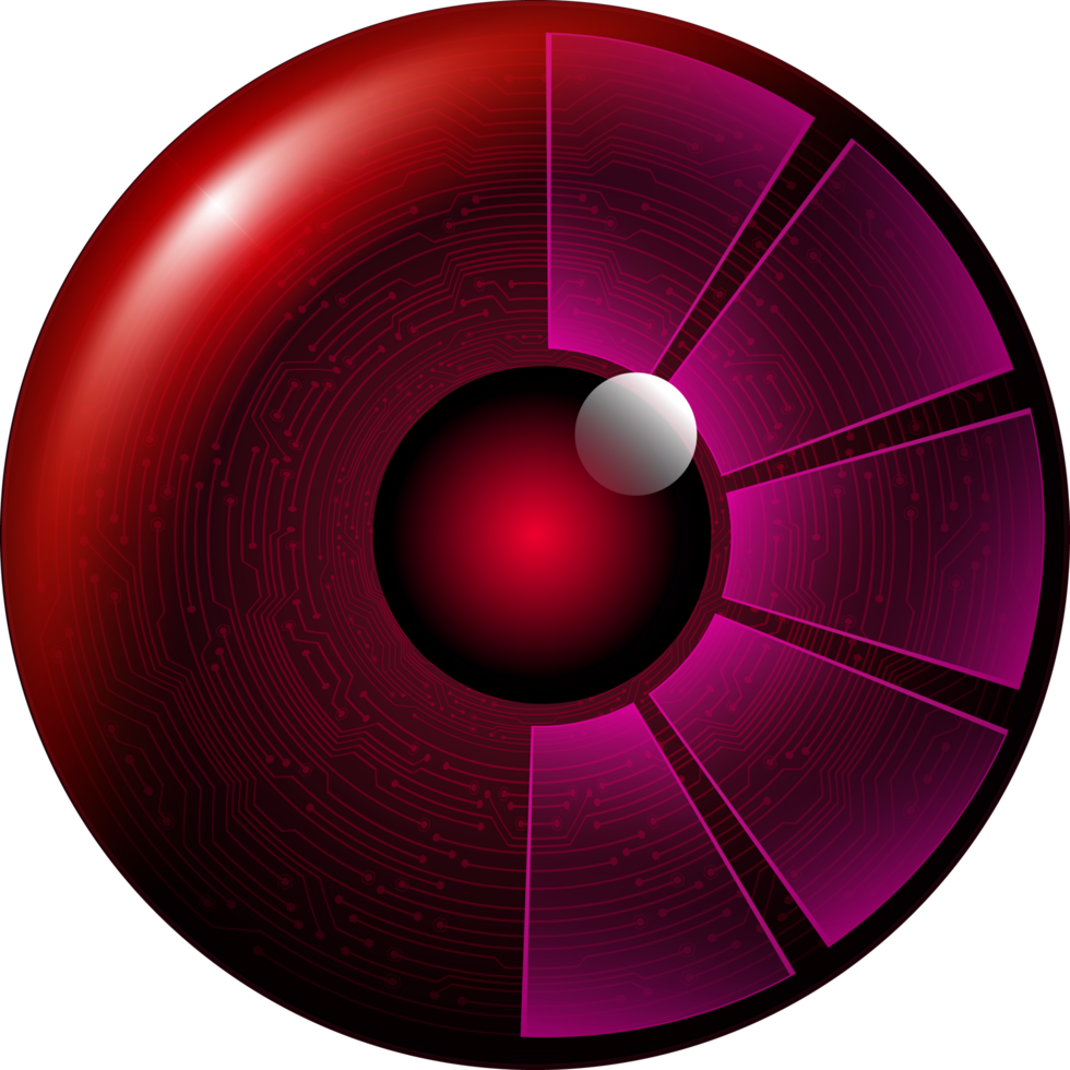 Modern Technology Eye Crop-out png