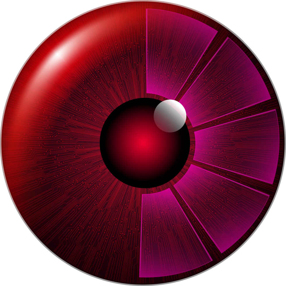 Modern Technology Eye Crop-out png