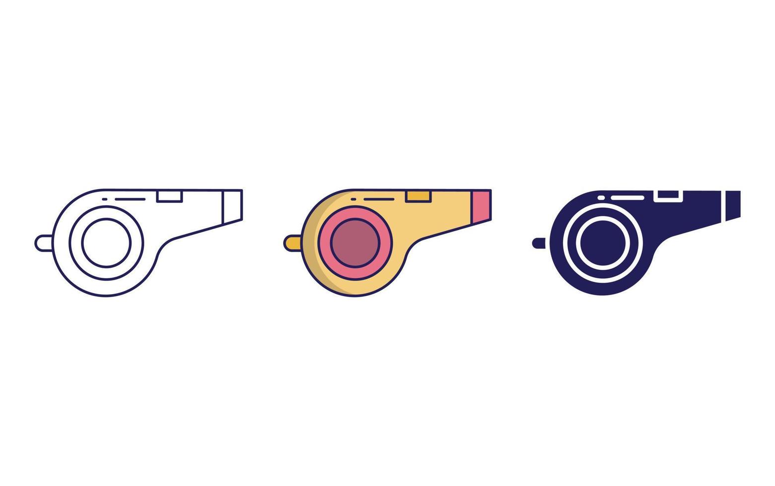 Whistle vector icon