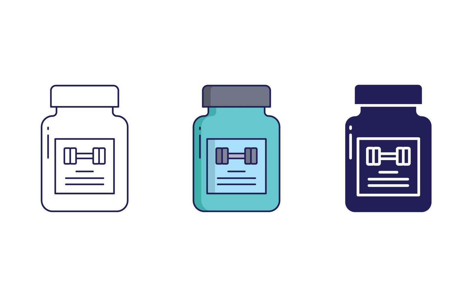 Proteins vector icon
