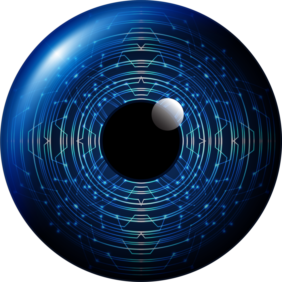 Modern Technology Eye Crop-out png