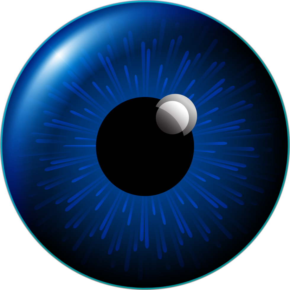 recorte de ojo de tecnología moderna png