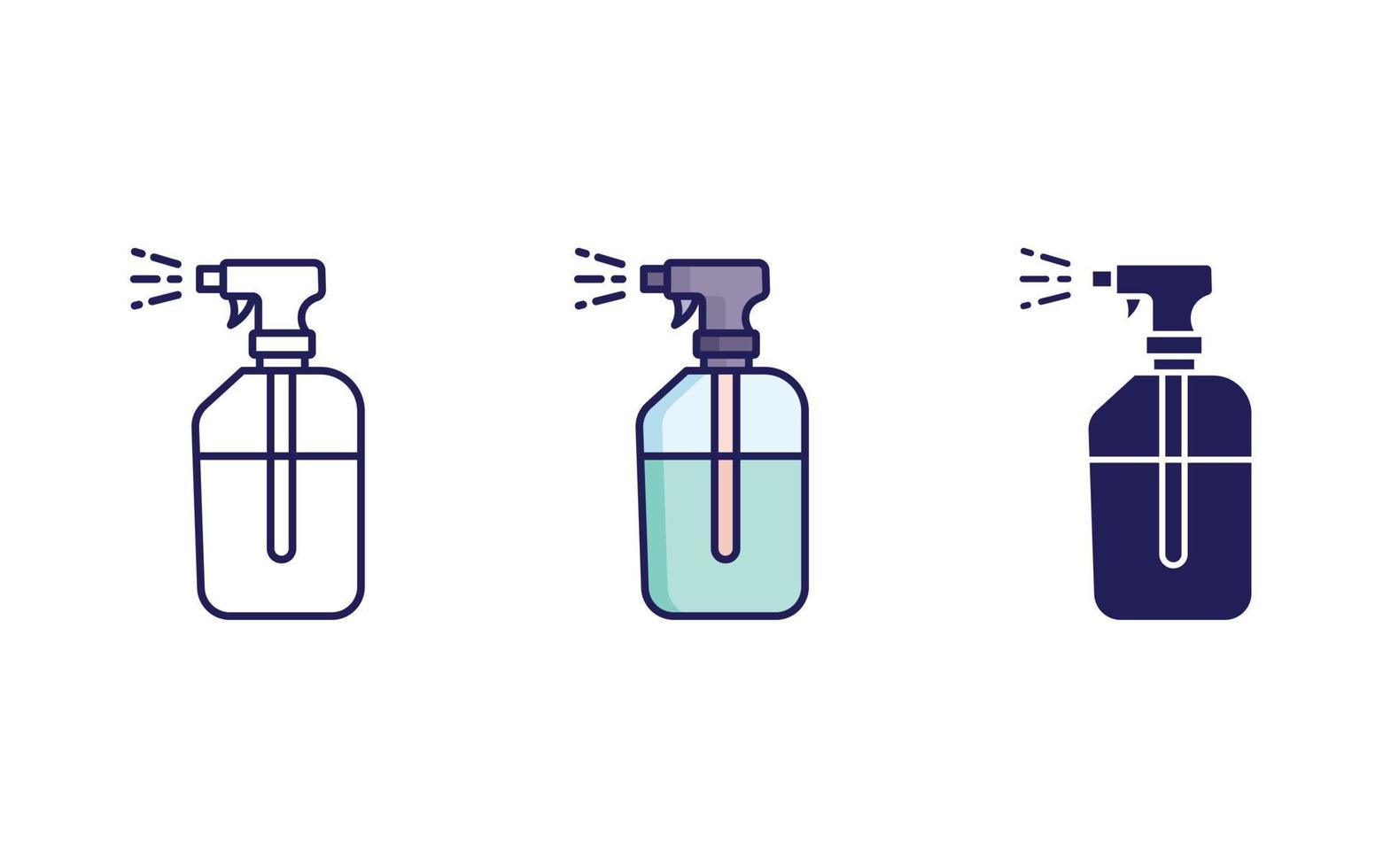 Hair spray vector icon