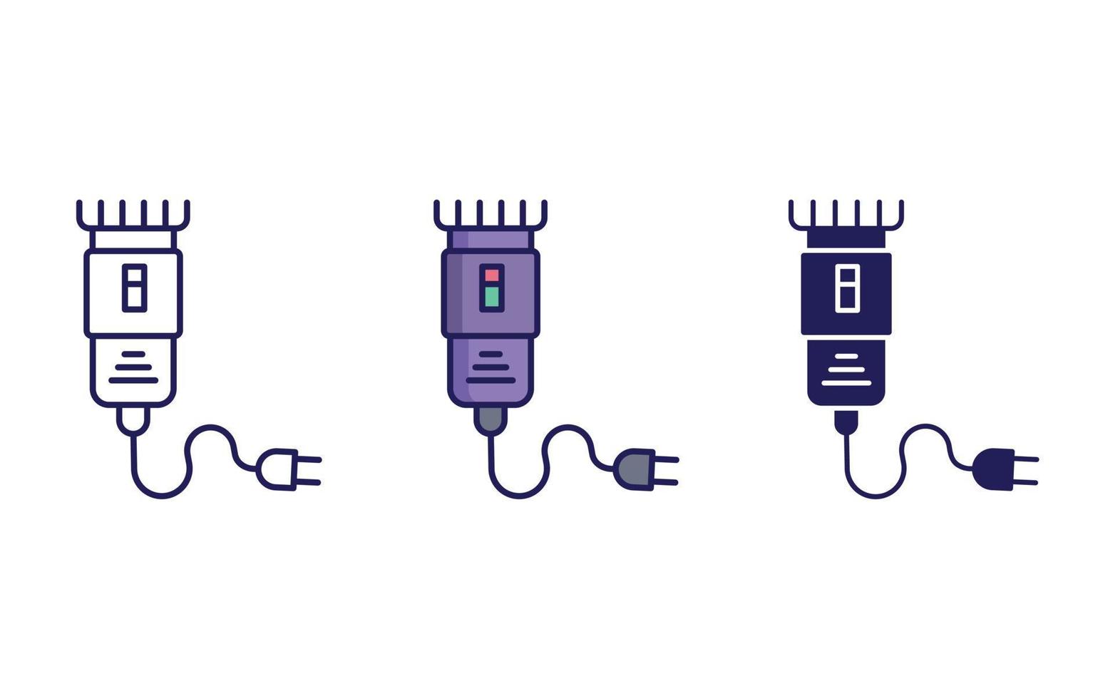 Trimmer vector icon