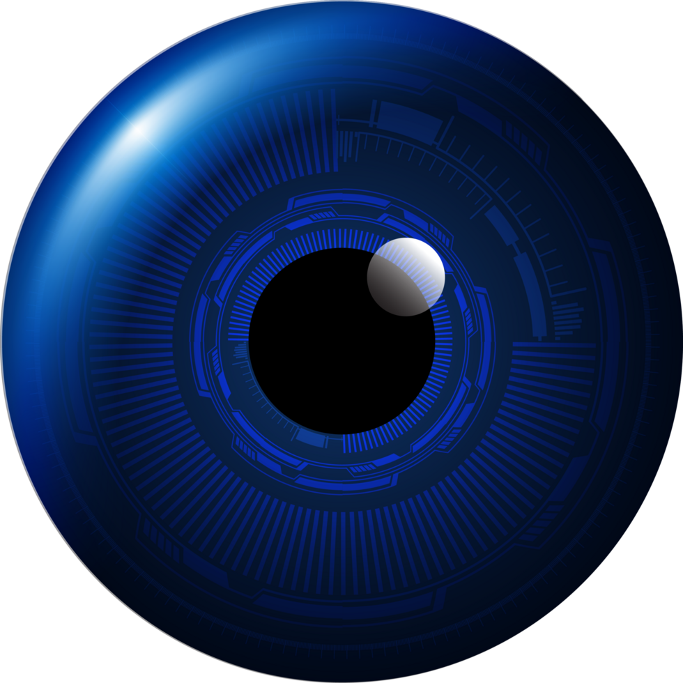 Modern Technology Eye Crop-out png