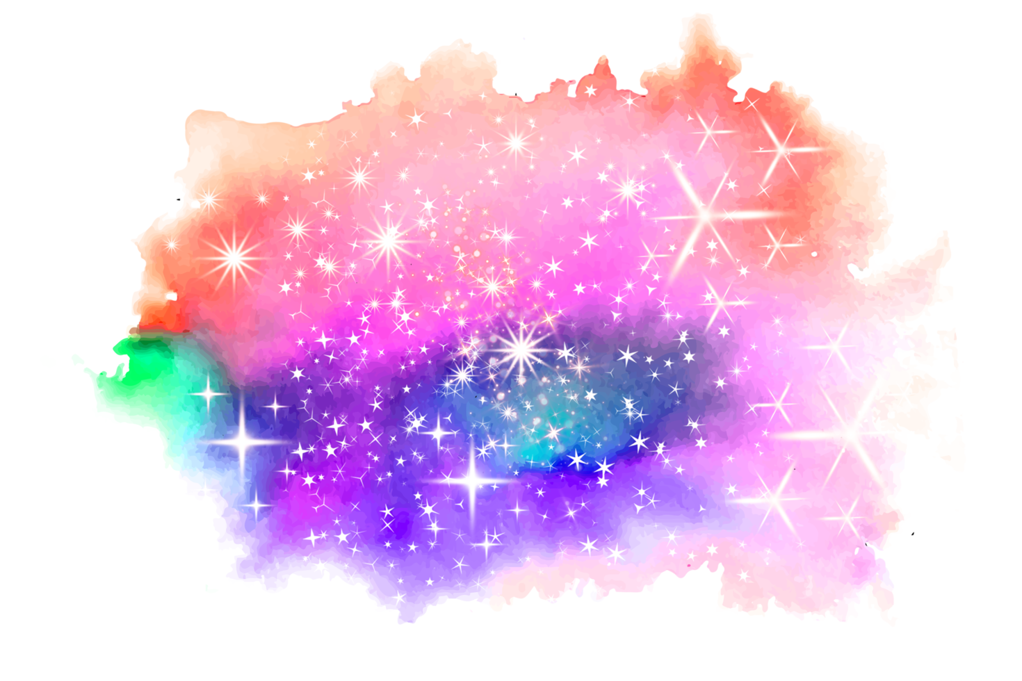 sparkling watercolor splash clipart png, watercolor splash clipart png