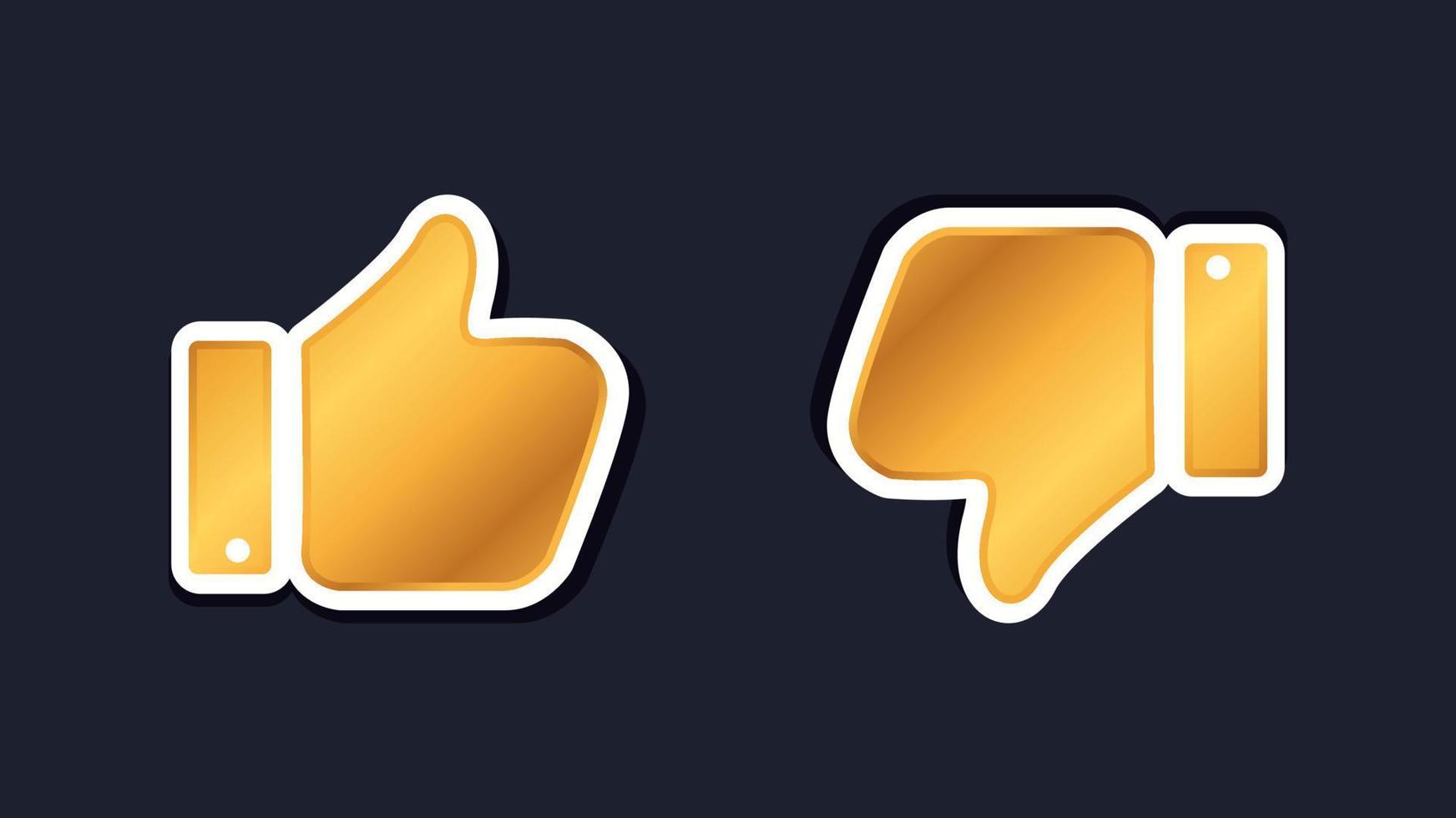 Like social media. Premium vector