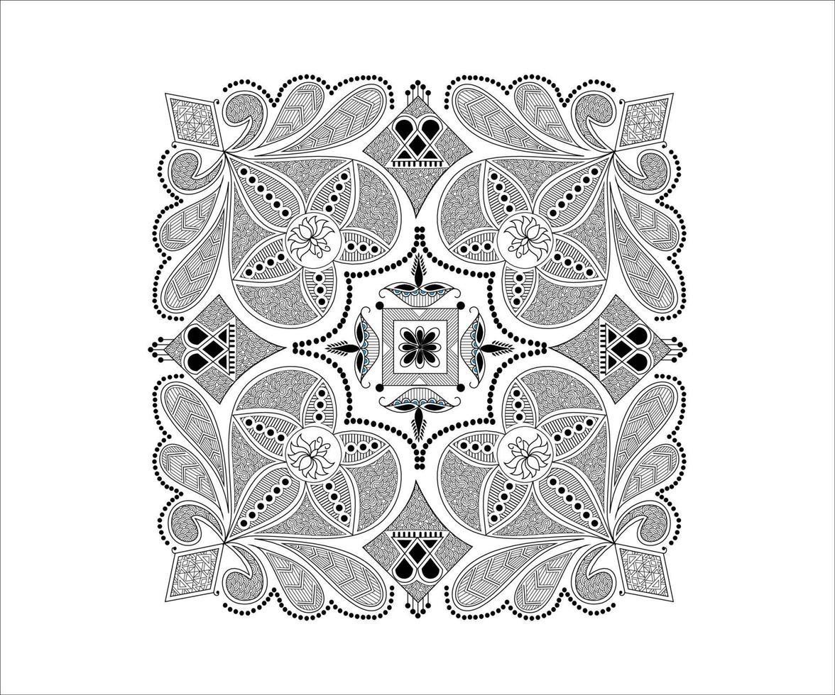 Mandala vector design element.