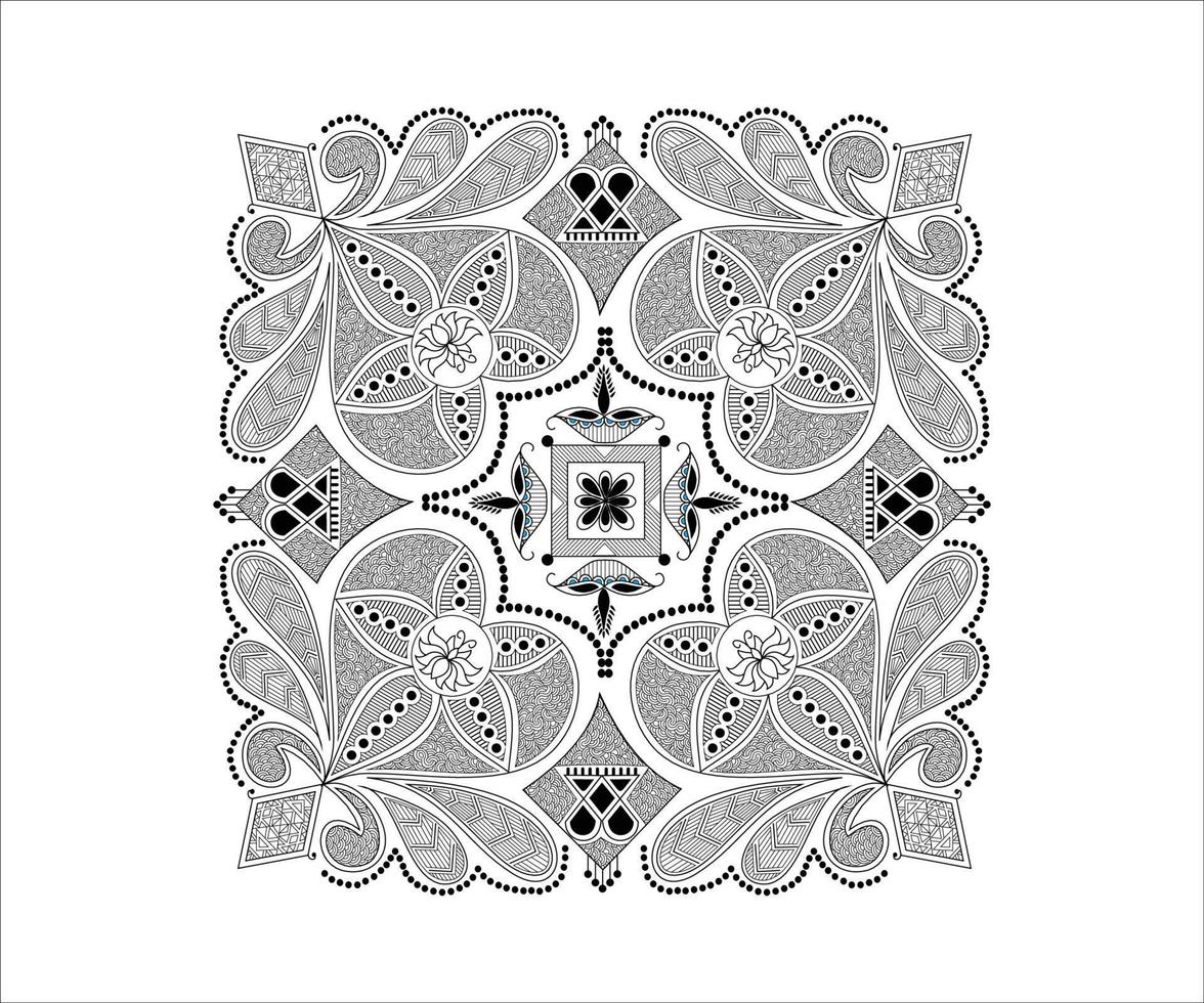 Mandala vector design element.