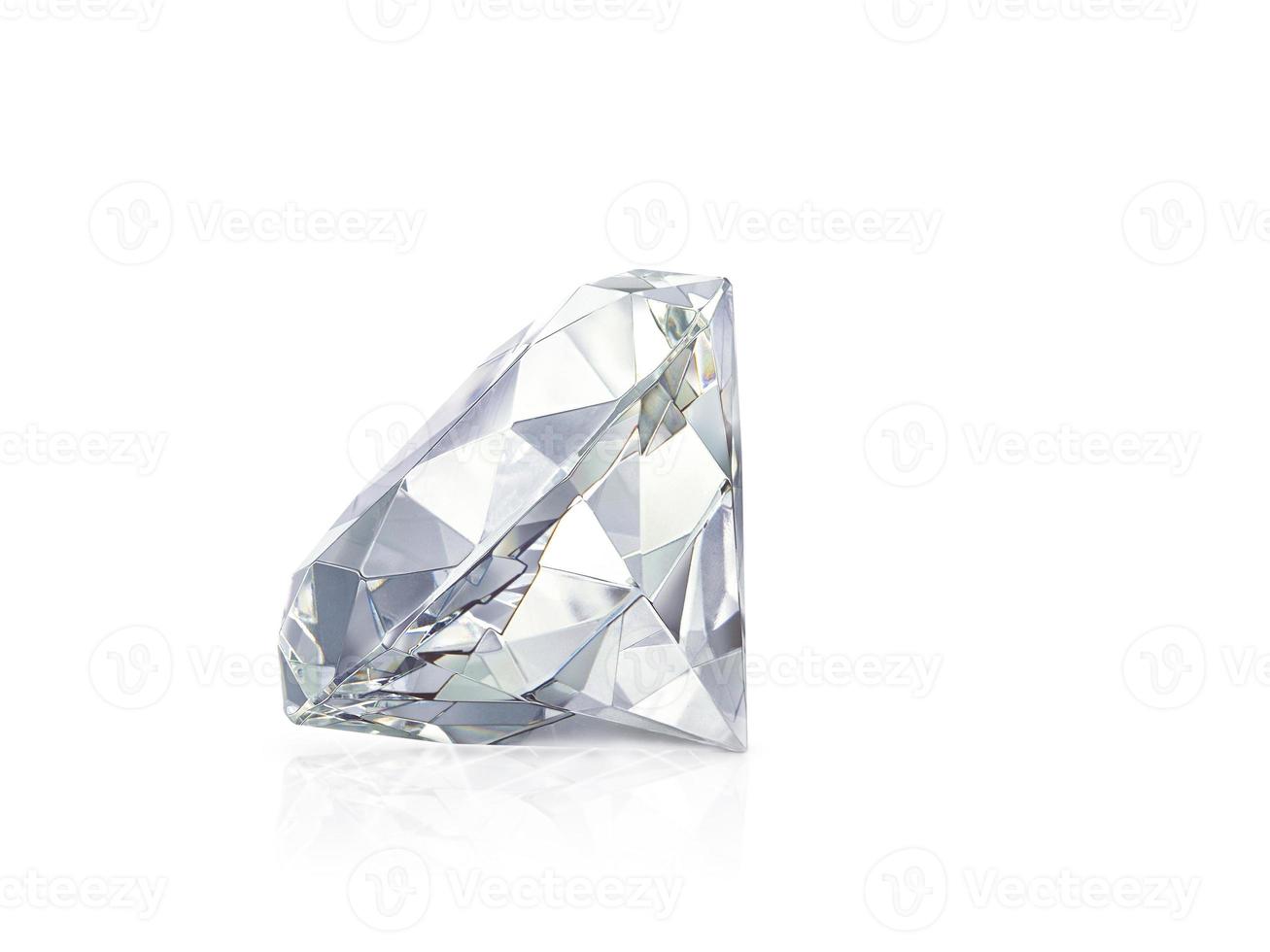 diamonds isolated on white background photo