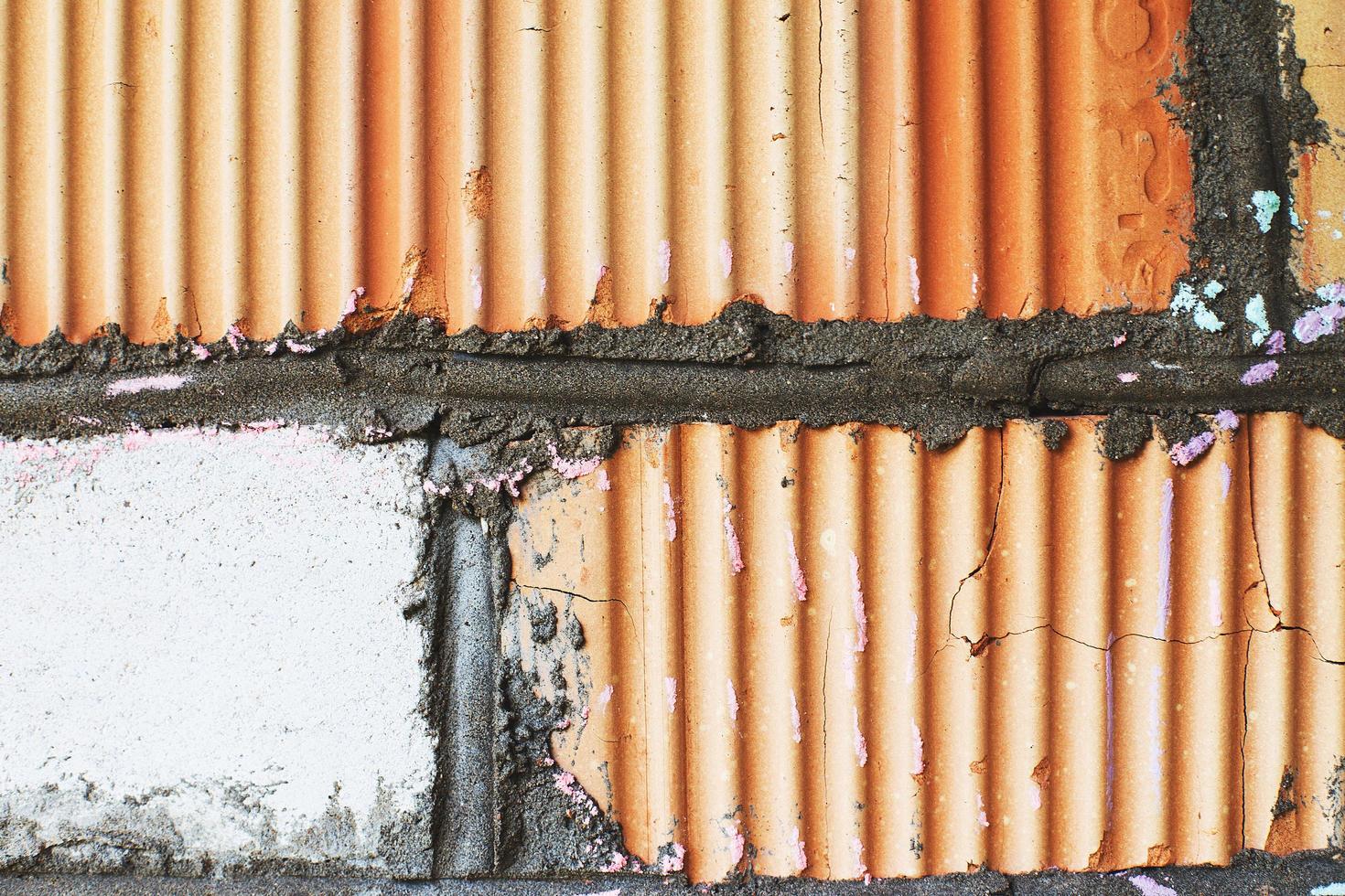 brick close up. brick background. brick wall photo