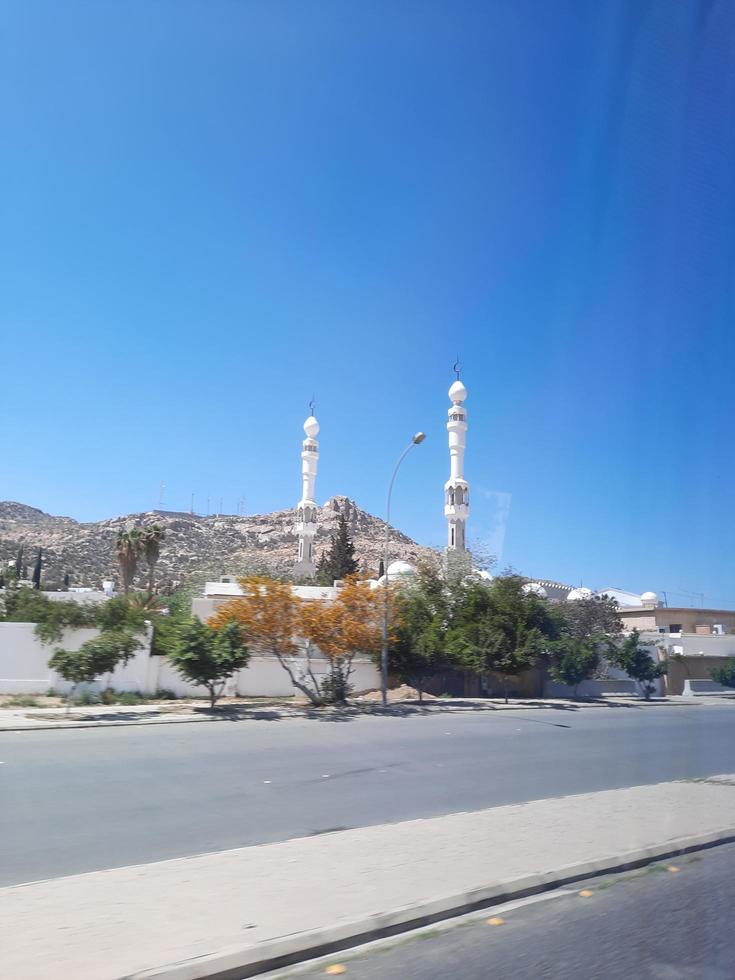 Taif, Saudi Arabia, March 2023 -  A beautiful view of mosques in the city of Taif, Saudi Arabia. photo