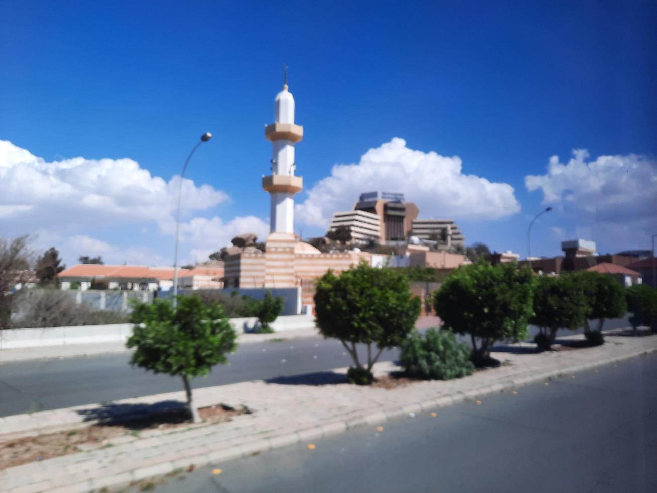 Taif, saudi arabia, marzo 2023 - un hermosa ver de mezquitas en el ciudad de Taif, saudi arabia foto