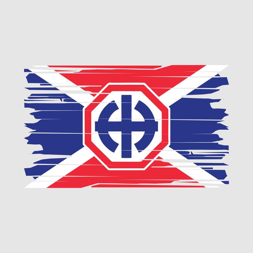 Soviet Flag Brush Vector