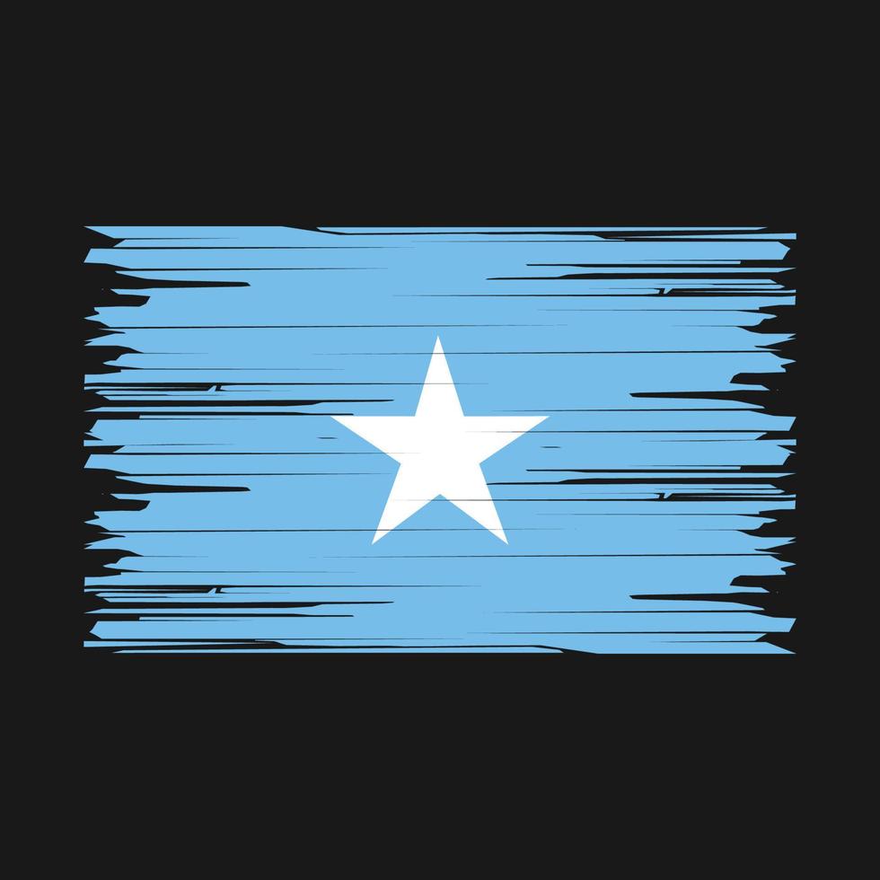 Somalia Flag Brush vector