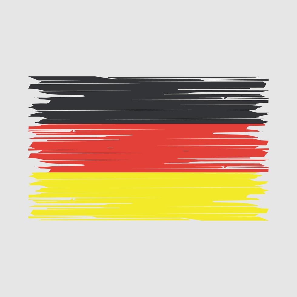 Germany Flag Brush vector