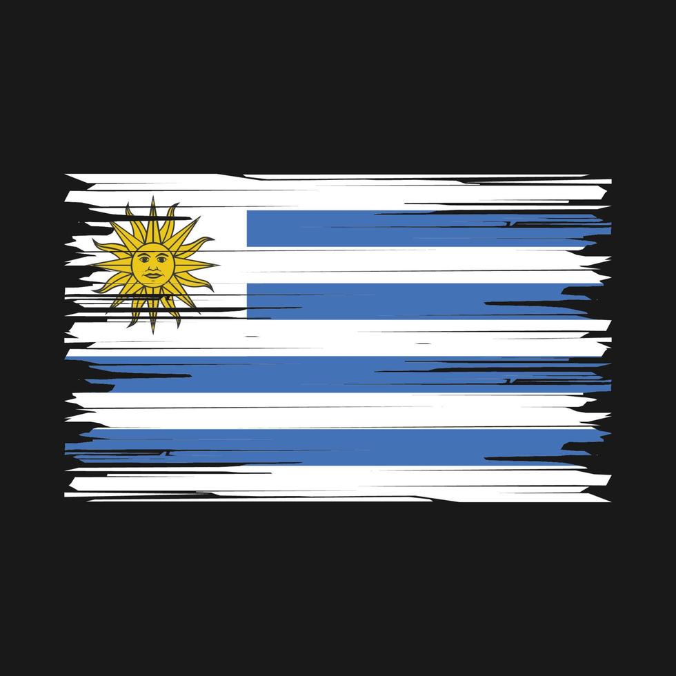 Uruguay Flag Brush 21484415 Vector Art at Vecteezy