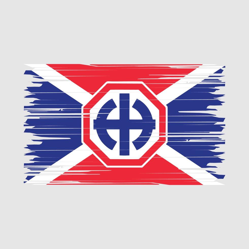 Soviet Flag Brush vector