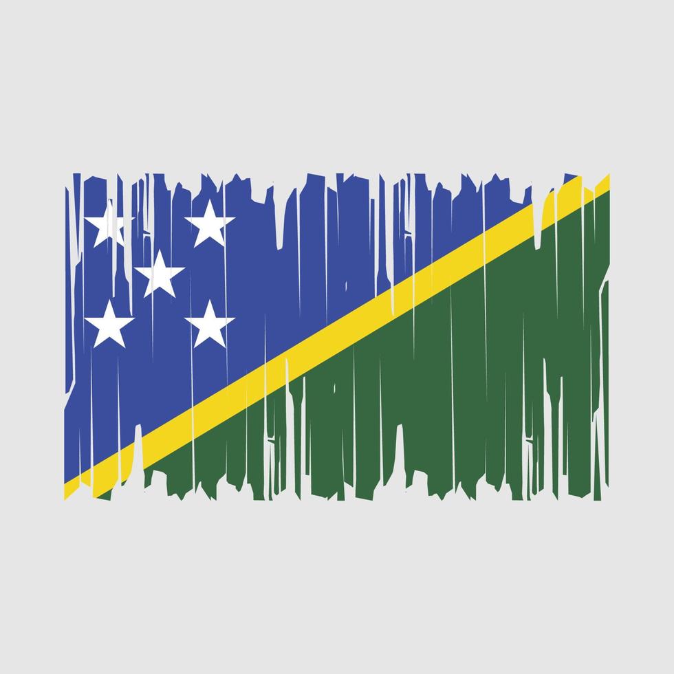 Solomon Flag Brush Vector