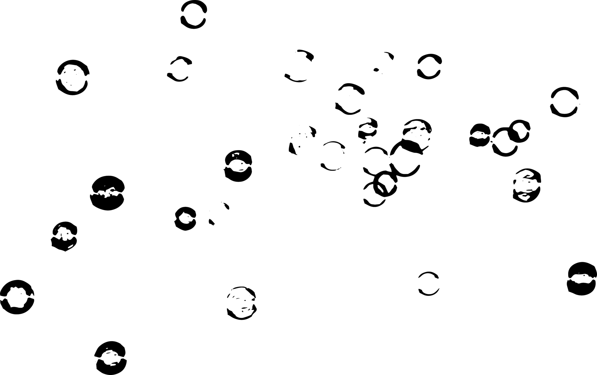 Grunge dots and points texture background. Abstract grainy overlay. PNG