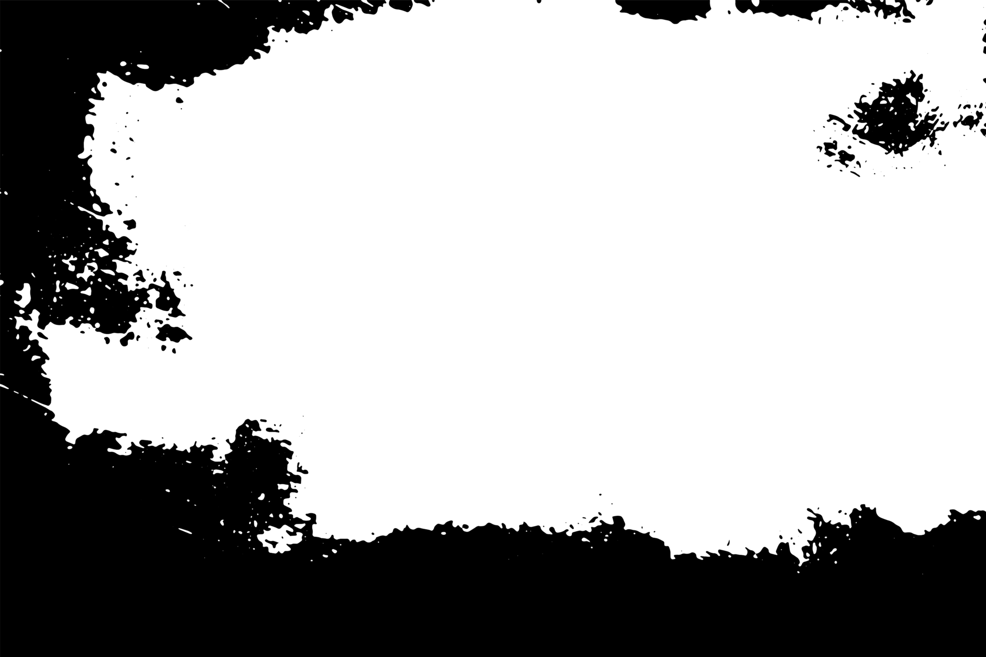 Grunge border texture background. Abstract frame overlay. PNG graphic