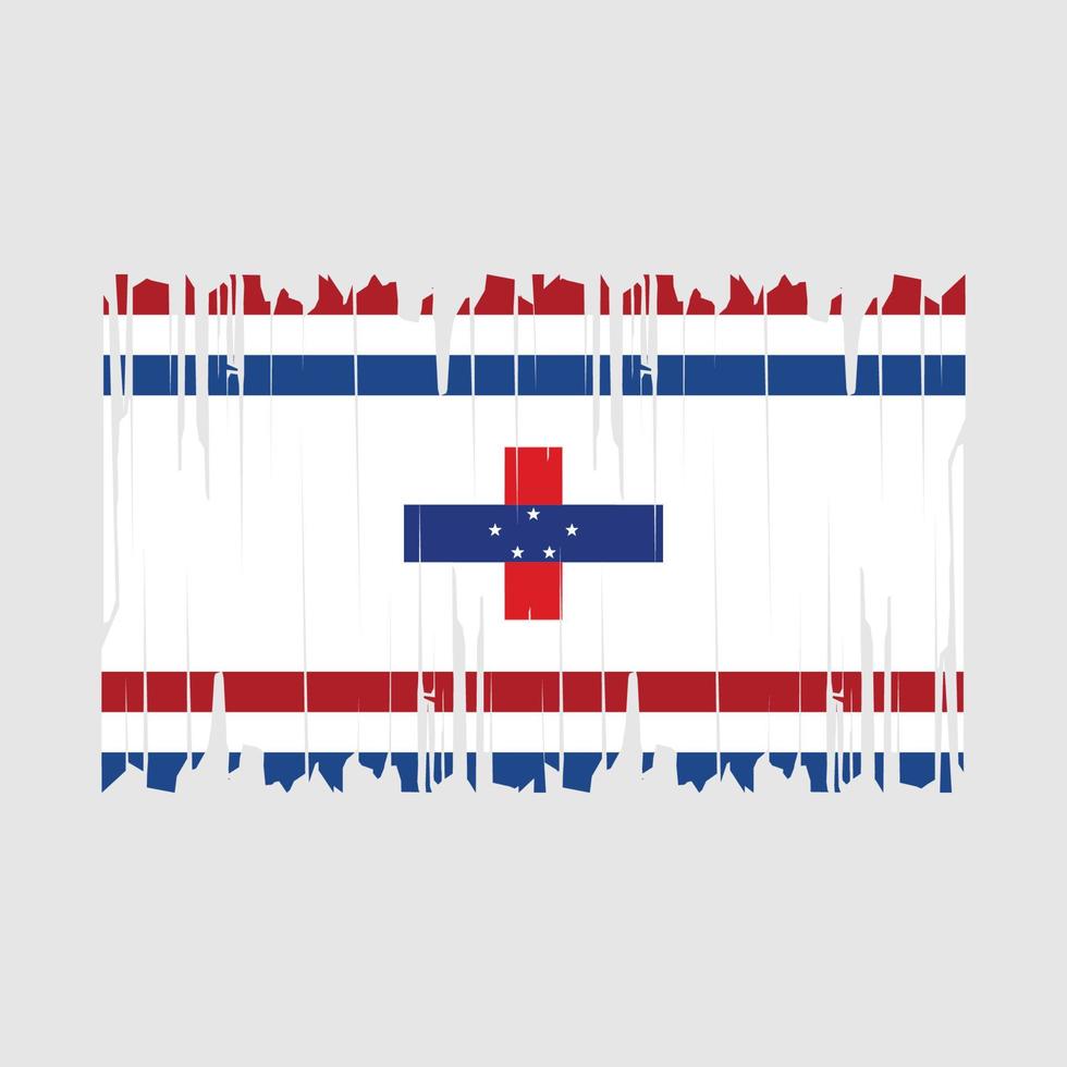 Netherlands Flag Brush Vector