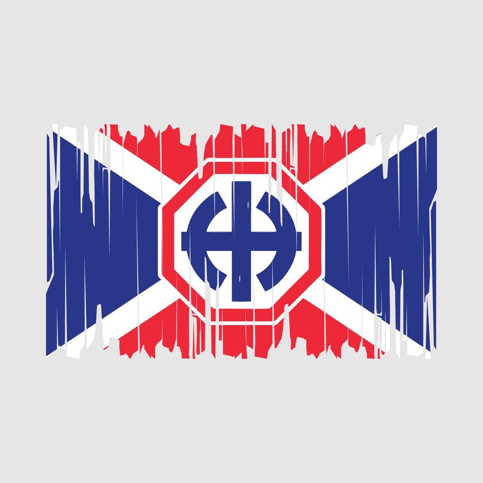 Soviet Flag Brush Vector