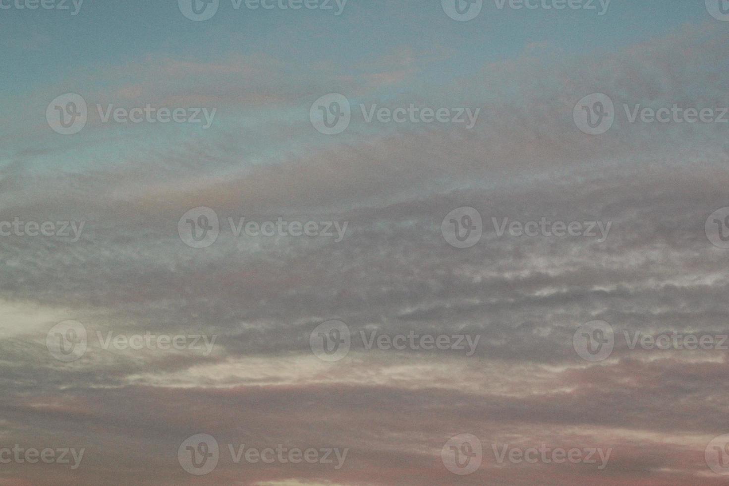 Colourful cloudy twilight beautiful sky cityscape sunset and morning sunrise. Dramatic evening night early morning view. Panoramic nature background concept. Copy space for text. World environment day photo