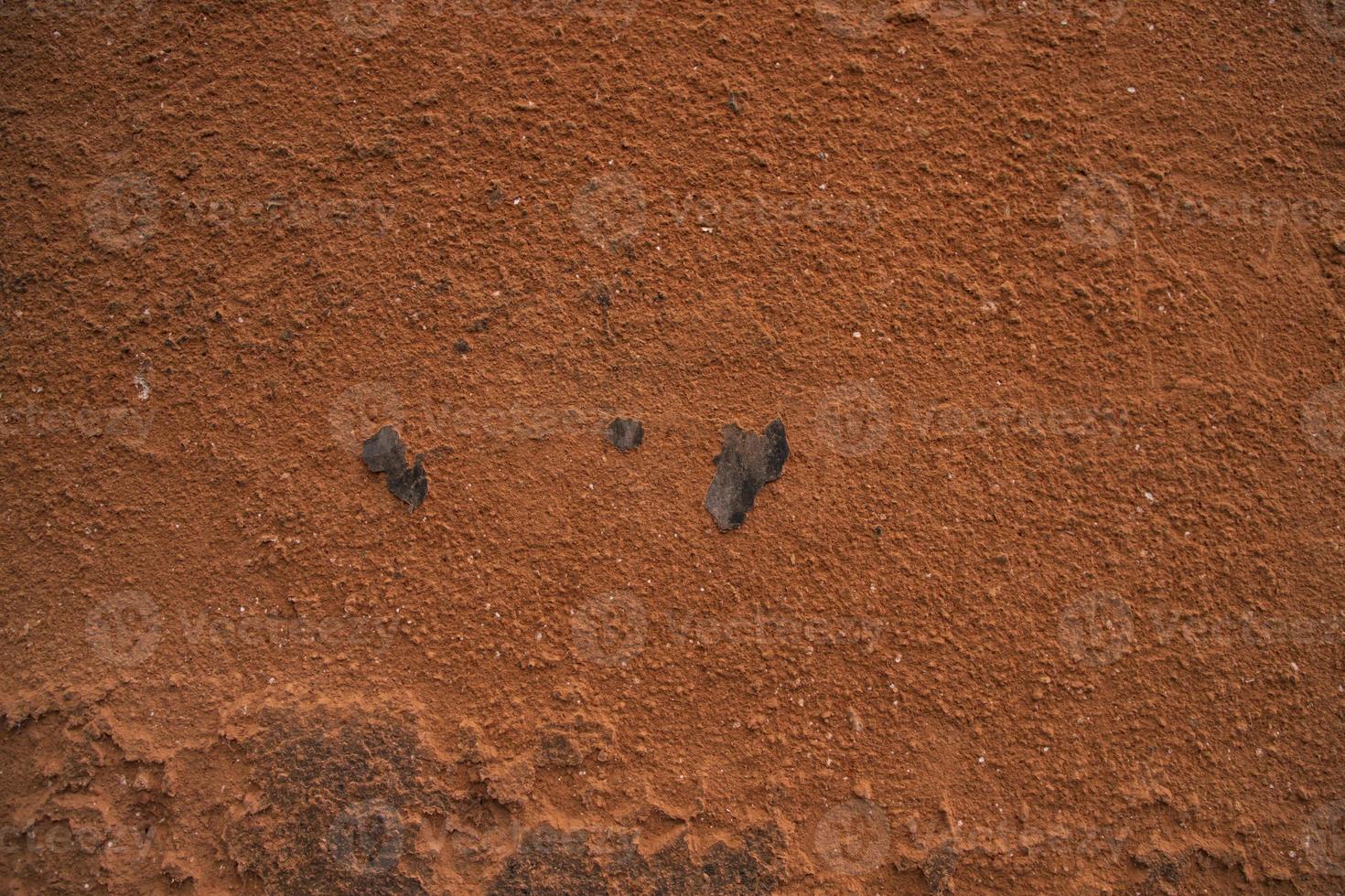 Old  brick wall red plaster texture can be used as a background wallpaper photo