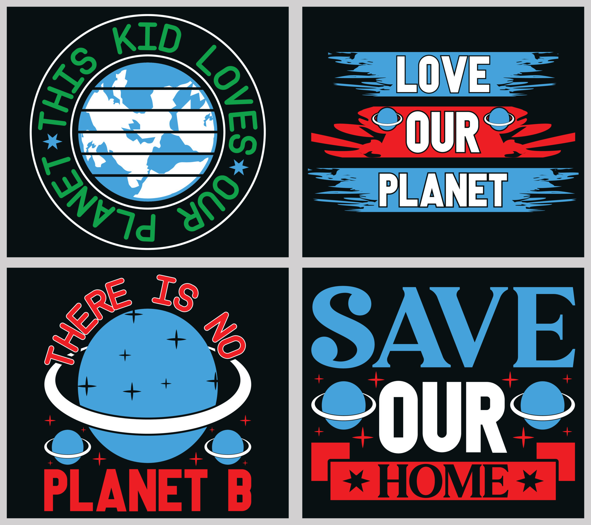 Earth Day Bundle T-Shirt Design. 21485857 Vector Art at Vecteezy