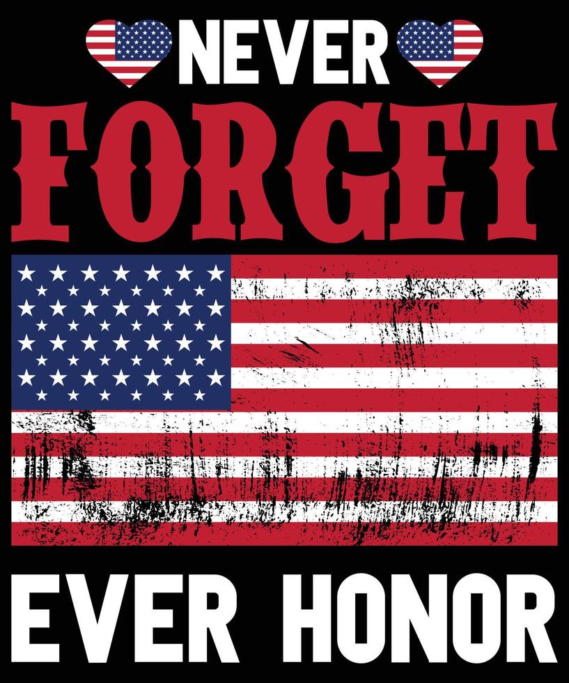 Memorial Day T-Shirt Design. The Best T-Shirt Design In Memorial Day Us. vector