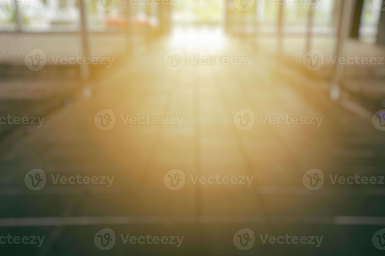 Blurred Pathway with Light leak Background. photo