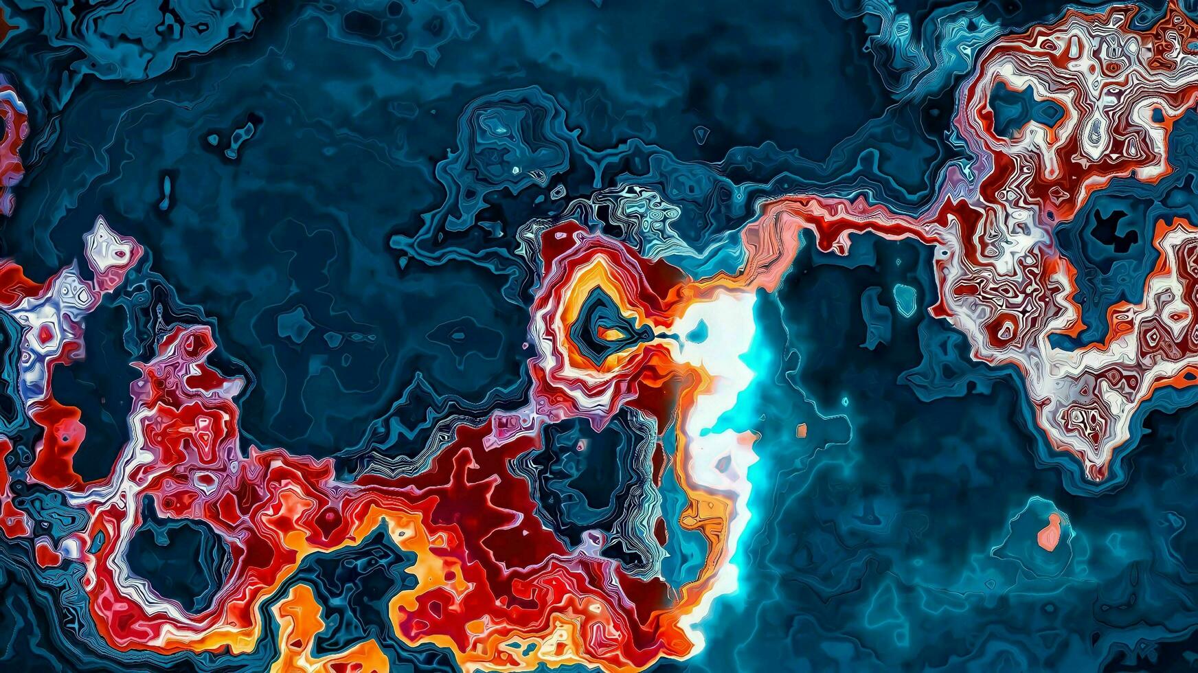 Marble ink abstract art from exquisite original painting for abstract background . Painting was painted on high quality paper texture to create smooth marble background pattern of ombre alcohol ink . photo
