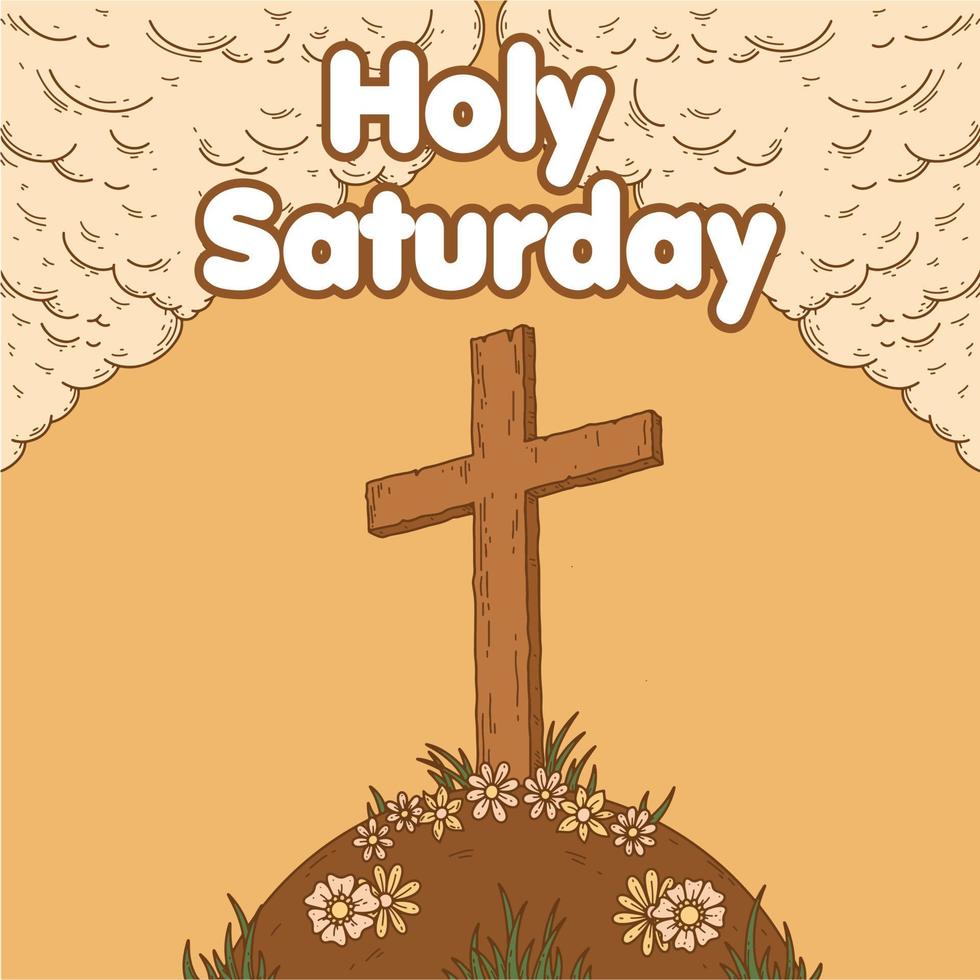 Holy Saturday Vector 21487647 Vector Art at Vecteezy