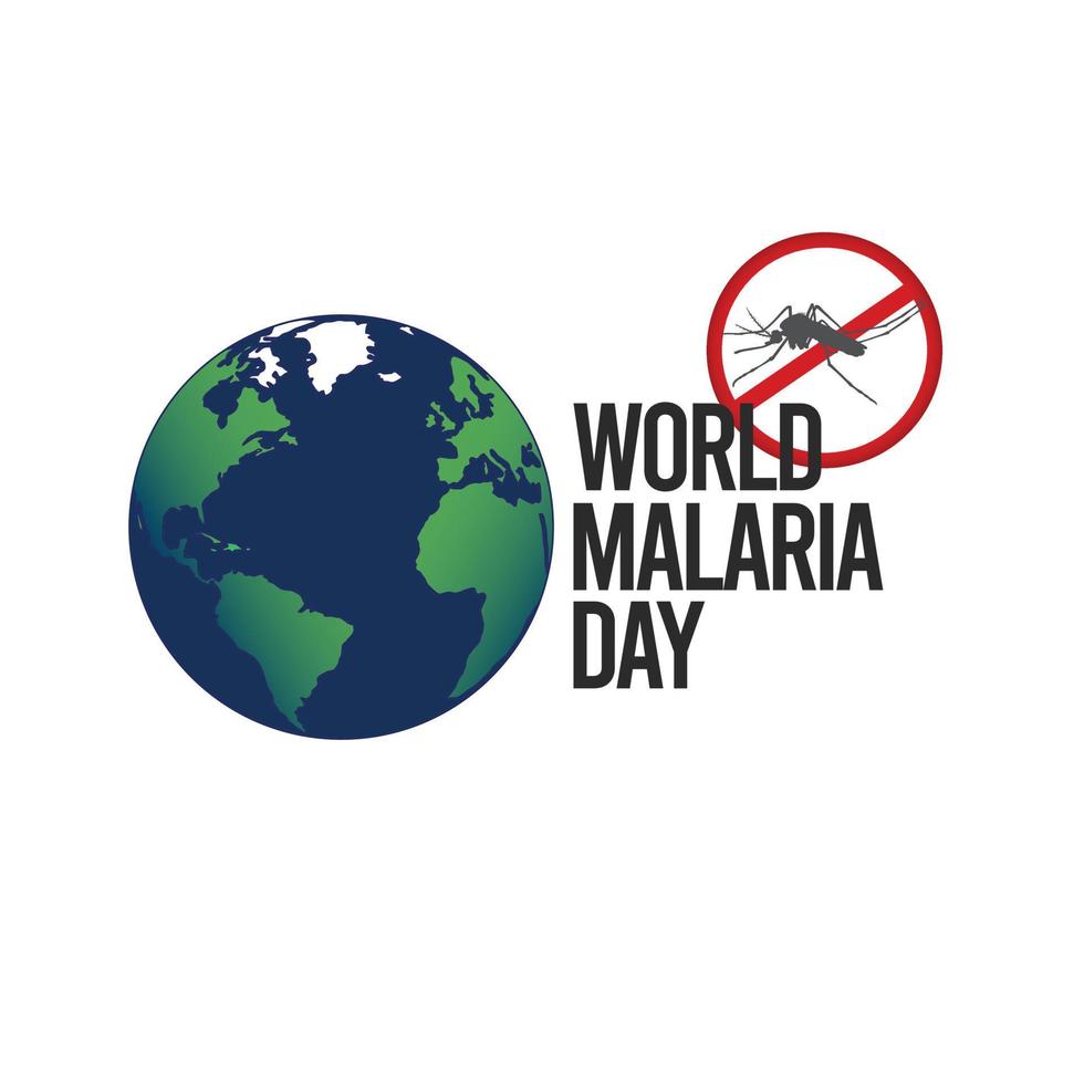 World Malaria Day Vector Background