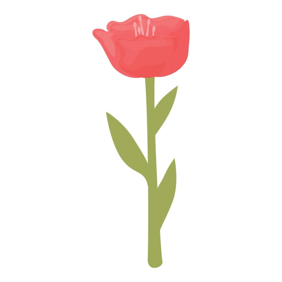 Rhododendron flora icon cartoon vector. Flower plant vector
