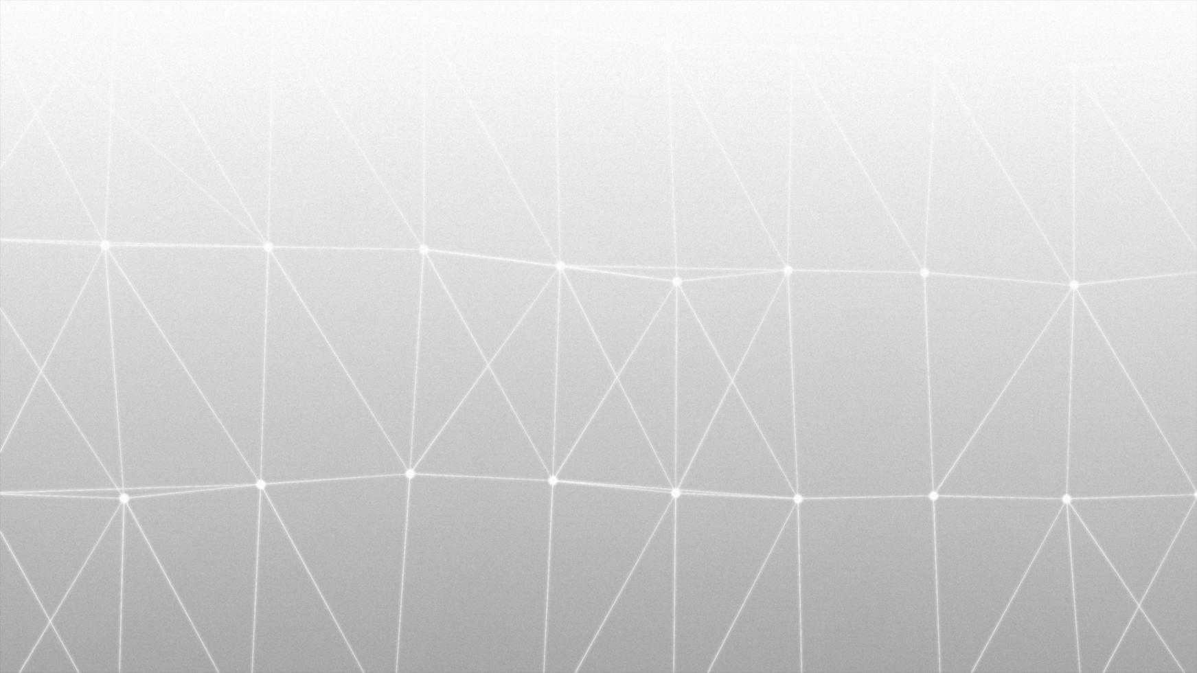 white futuristic abstract molecular dot geometric structure space background animation, modern triangle shaped technology particle analysis themed illustration photo